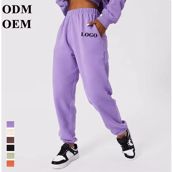 2022 New Design Fashion Clothing Women Pants Juniors′ Smocked Jogger Comfortable Causal Pants