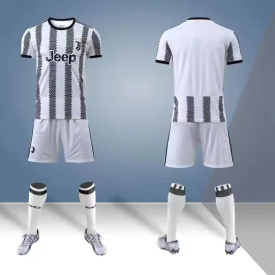 Maglia da calcio da uomo a maniche corte e lunghe, Barcellona, ​​Juventus, maglie da calcio OEM